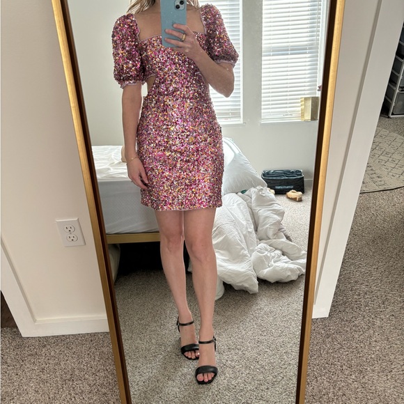 LPA Ilana Dress in Multi Sequins - Picture 13 of 13